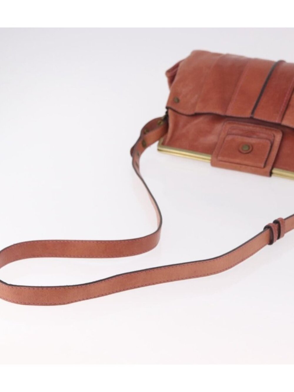 Chloe Shoulder Bag Leather Pink Gold - Picture 6 of 16